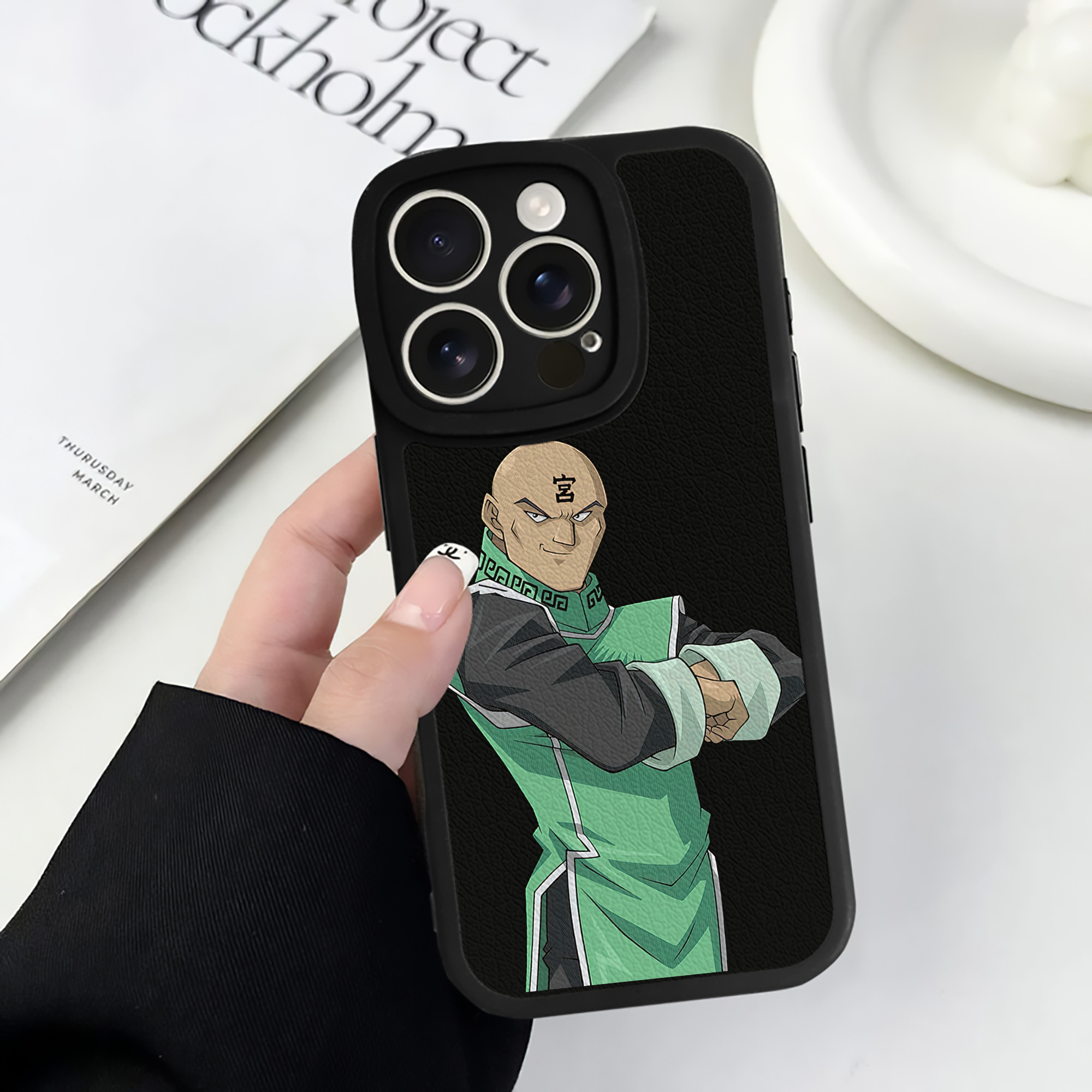 遊☆戯☆王 Yu-Gi-Oh! 【iPhone 16シリーズ対応】シリコンスマホケース（レザー調） 材質：シリコン